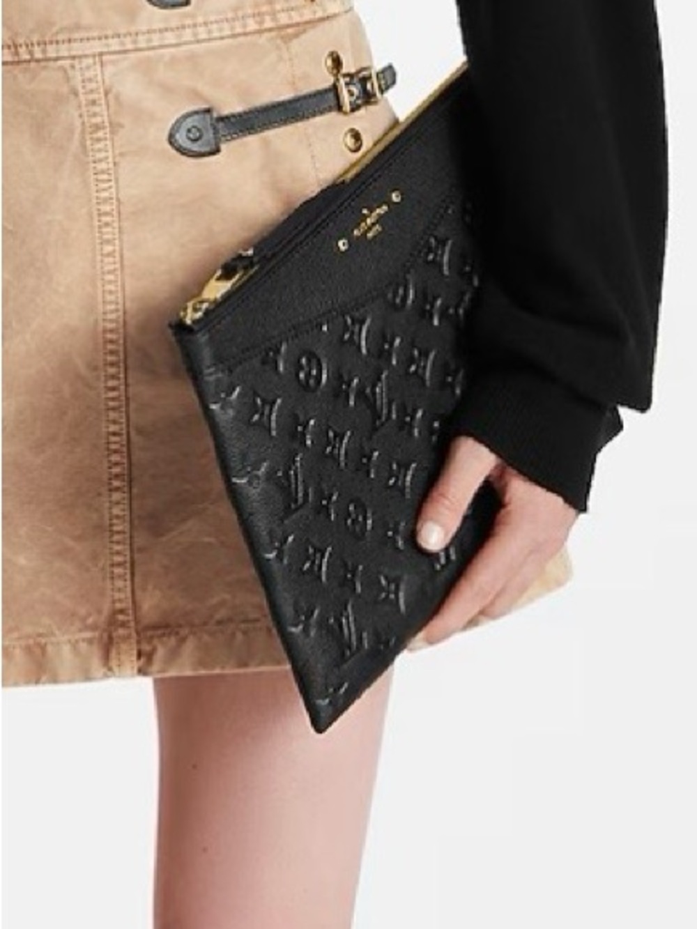 Louis Vuitton Empreinte Daily Pouch Black Monogram